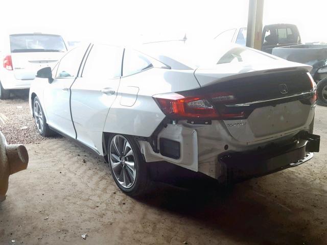 JHMZC5F16JC015709 - 2018 HONDA CLARITY WHITE photo 3