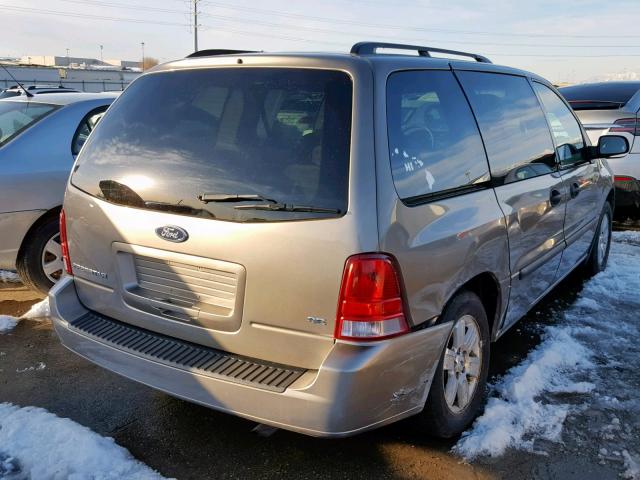 2FMZA51695BA63538 - 2005 FORD FREESTAR S GOLD photo 4