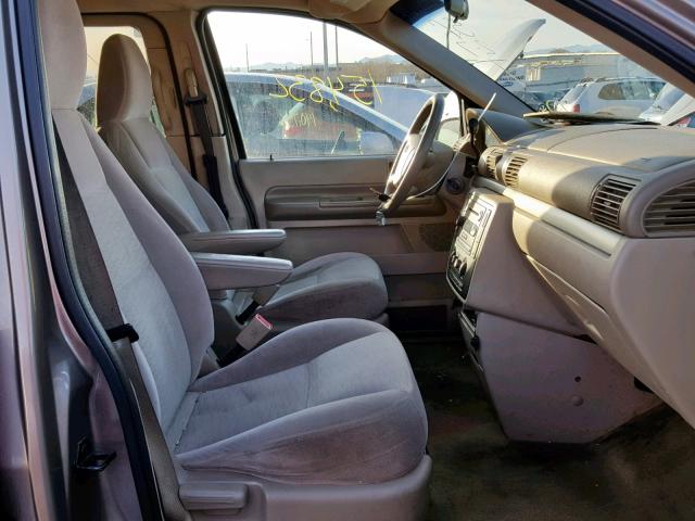 2FMZA51695BA63538 - 2005 FORD FREESTAR S GOLD photo 5