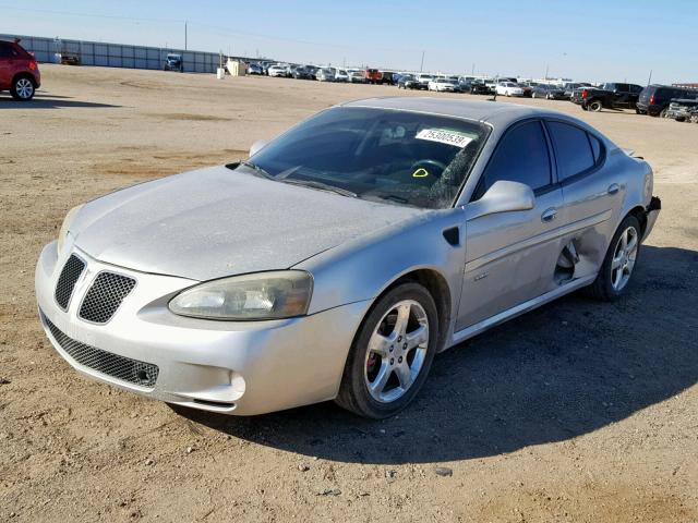 2G2WC55C781129410 - 2008 PONTIAC GRAND PRIX SILVER photo 2
