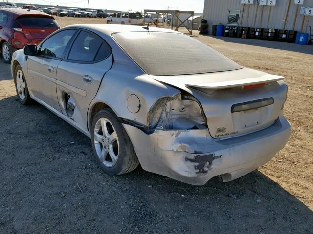 2G2WC55C781129410 - 2008 PONTIAC GRAND PRIX SILVER photo 3