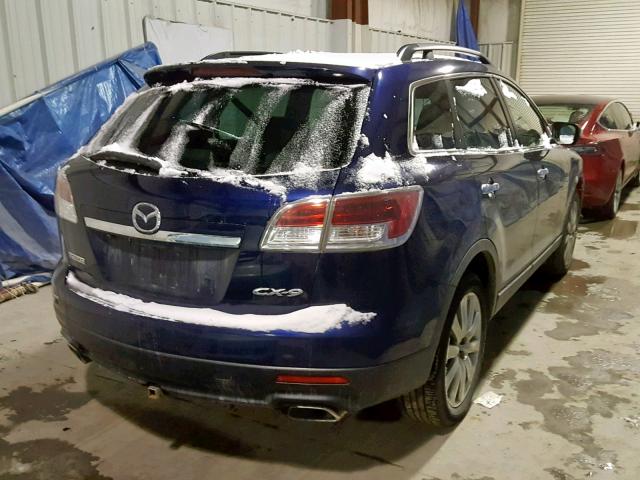 JM3TB38A780136909 - 2008 MAZDA CX-9 BLUE photo 4