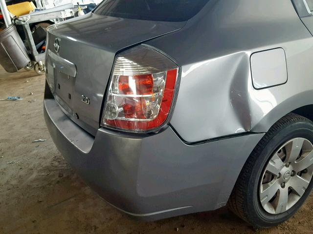 3N1AB61E17L667512 - 2007 NISSAN SENTRA 2.0 GRAY photo 9