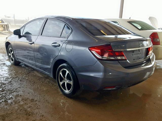 19XFB2F72FE054937 - 2015 HONDA CIVIC SE SILVER photo 3