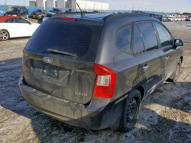 KNAFG526787127915 - 2008 KIA RONDO LX GRAY photo 4