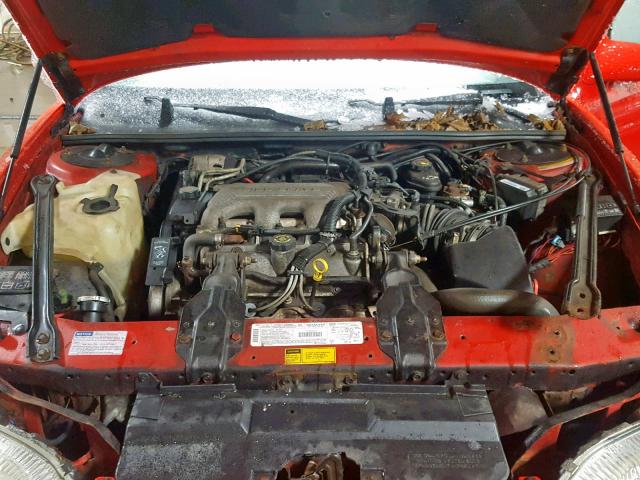 2G1WW12M6T9244740 - 1996 CHEVROLET MONTE CARL RED photo 7