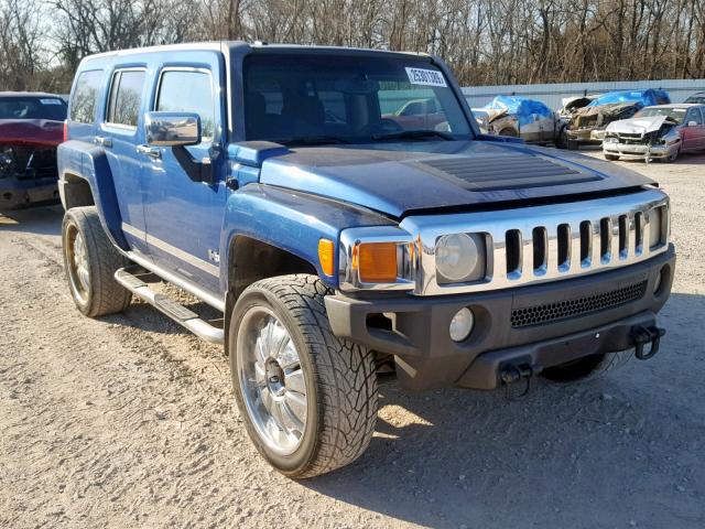 5GTDN136X68134624 - 2006 HUMMER H3 BLUE photo 1