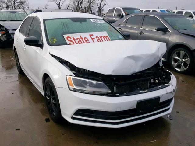 3VW3A7AJ1FM423005 - 2015 VOLKSWAGEN JETTA TDI WHITE photo 1