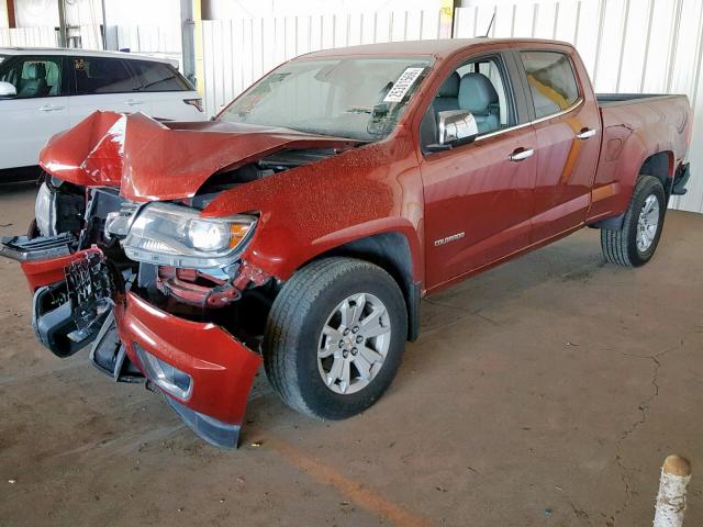 1GCGTCE35G1171938 - 2016 CHEVROLET COLORADO L RED photo 2