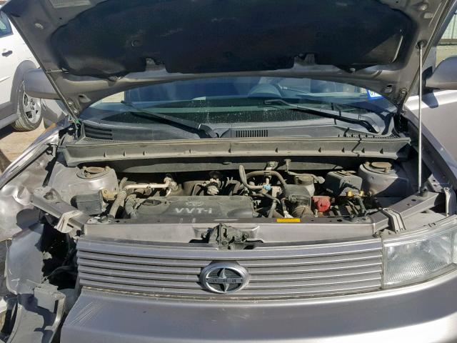 JTLKT324154024085 - 2005 TOYOTA SCION XB GRAY photo 7