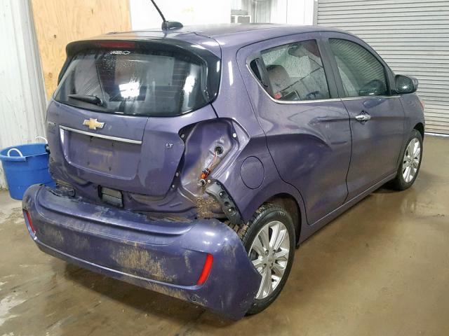 KL8CF6SA6HC717185 - 2017 CHEVROLET SPARK 2LT PURPLE photo 4