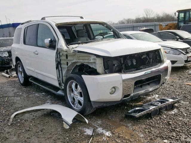 5N1AA08A94N730122 - 2004 NISSAN ARMADA SE WHITE photo 1