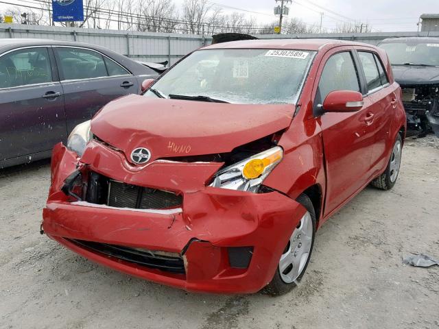 JTKKU10449J047960 - 2009 TOYOTA SCION XD RED photo 2