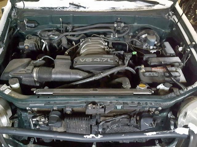 5TDBT48A23S179387 - 2003 TOYOTA SEQUOIA LI GREEN photo 7