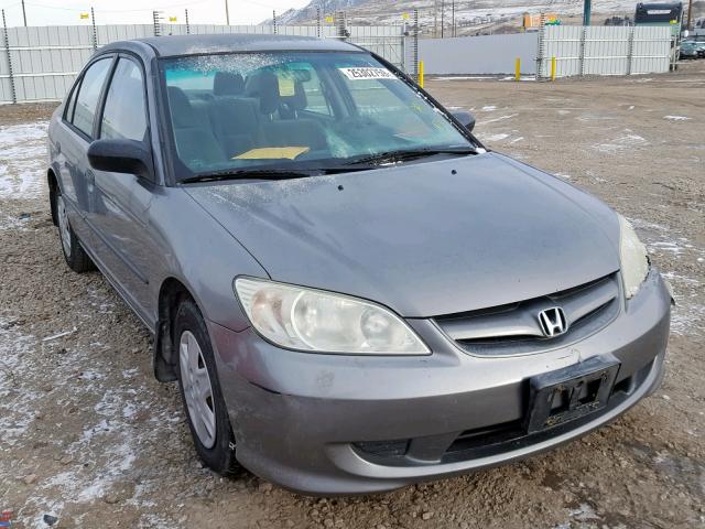 2HGES16415H621221 - 2005 HONDA CIVIC DX GRAY photo 1