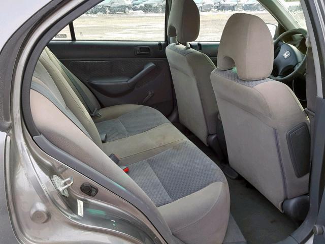 2HGES16415H621221 - 2005 HONDA CIVIC DX GRAY photo 6