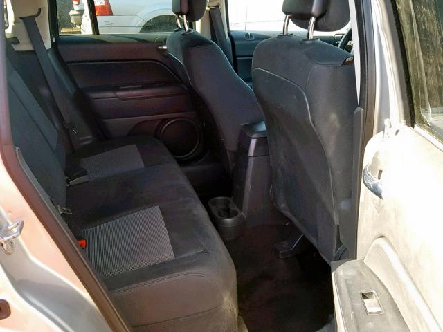 1C4NJDBB7ED536713 - 2014 JEEP COMPASS SP SILVER photo 6