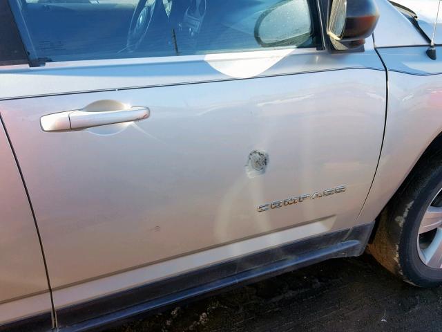 1C4NJDBB7ED536713 - 2014 JEEP COMPASS SP SILVER photo 9