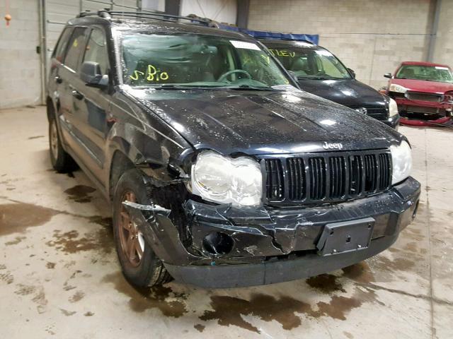 1J8GR48K07C524302 - 2007 JEEP GRAND CHER BLACK photo 1