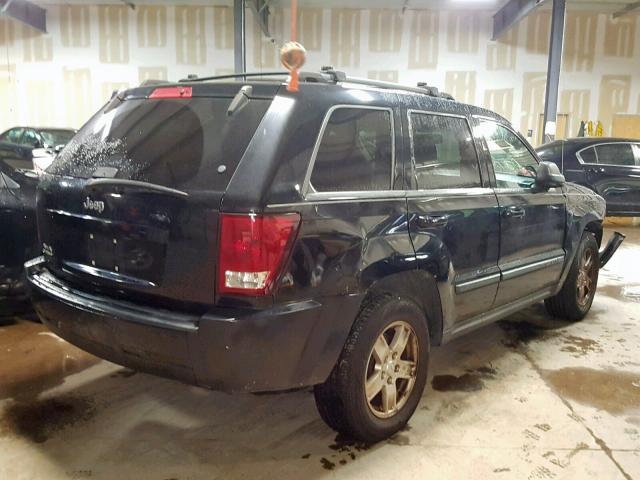 1J8GR48K07C524302 - 2007 JEEP GRAND CHER BLACK photo 4