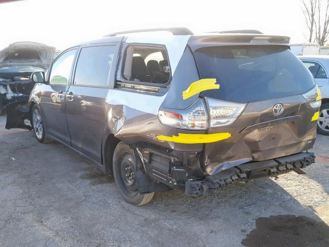 5TDXK3DC2DS285365 - 2013 TOYOTA SIENNA SPO GRAY photo 3