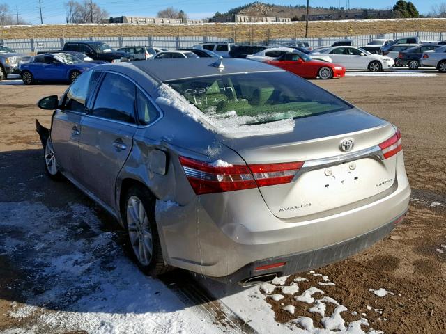 4T1BK1EB7EU115435 - 2014 TOYOTA AVALON BAS TAN photo 3