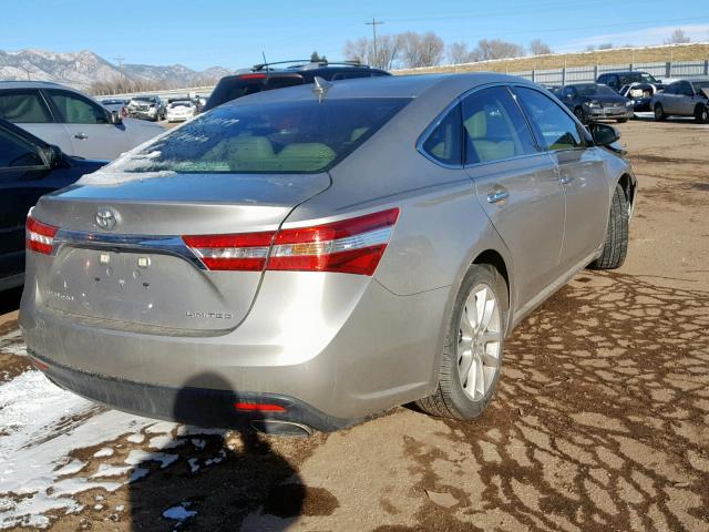 4T1BK1EB7EU115435 - 2014 TOYOTA AVALON BAS TAN photo 4