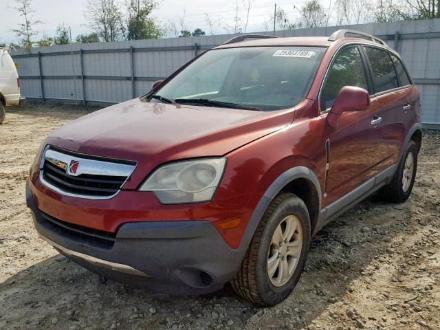 3GSCL33P18S582987 - 2008 SATURN VUE XE RED photo 2