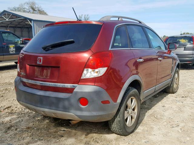 3GSCL33P18S582987 - 2008 SATURN VUE XE RED photo 4