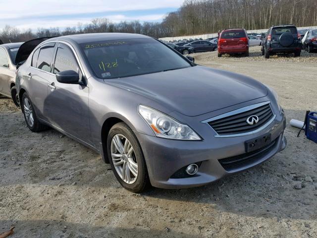 JN1CV6AR1CM680246 - 2012 INFINITI G37 GRAY photo 1