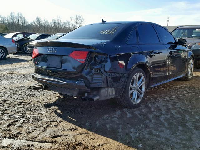 WAUMGAFLXCA063929 - 2012 AUDI S4 PRESTIG BLACK photo 4