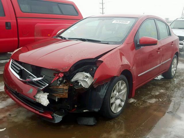 3N1AB6AP1BL687804 - 2011 NISSAN SENTRA 2.0 RED photo 2