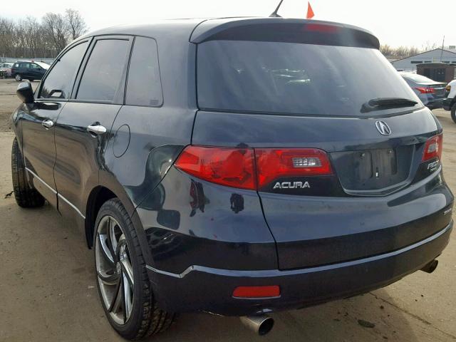 5J8TB18557A000501 - 2007 ACURA RDX TECHNO BLACK photo 3