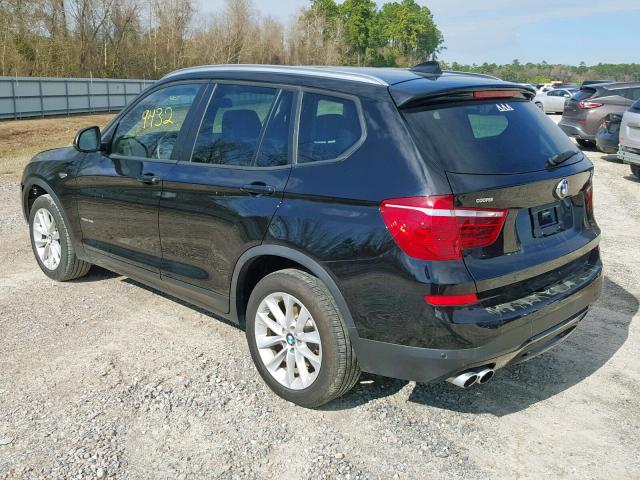 5UXWZ7C39H0X41840 - 2017 BMW X3 SDRIVE2 BLACK photo 3