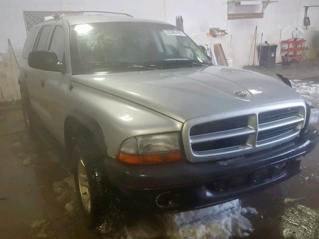 1D4HS38N13F522137 - 2003 DODGE DURANGO SP SILVER photo 1