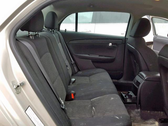 1G1ZC5E12BF129783 - 2011 CHEVROLET MALIBU 1LT GOLD photo 6