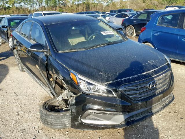 5NPE34AF3GH405077 - 2016 HYUNDAI SONATA SPO BLACK photo 1