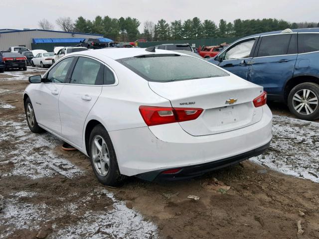 1G1ZB5ST3GF297089 - 2016 CHEVROLET MALIBU LS WHITE photo 3
