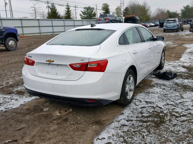 1G1ZB5ST3GF297089 - 2016 CHEVROLET MALIBU LS WHITE photo 4