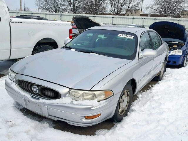 1G4HP54K3Y4105803 - 2000 BUICK LESABRE CU GRAY photo 2