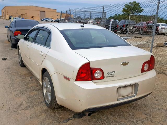 1G1ZD5EB6A4144996 - 2010 CHEVROLET MALIBU 2LT WHITE photo 3