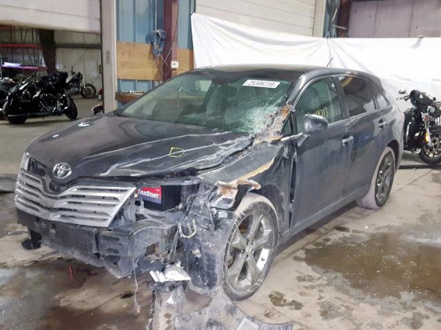 4T3BK3BB8BU051859 - 2011 TOYOTA VENZA BASE GRAY photo 2