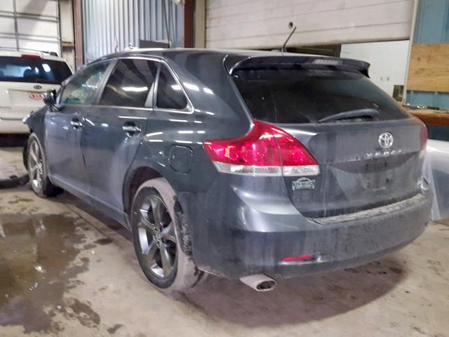 4T3BK3BB8BU051859 - 2011 TOYOTA VENZA BASE GRAY photo 3