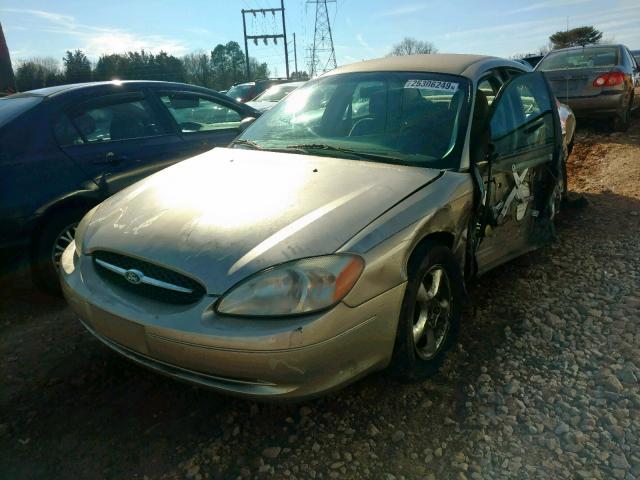 1FAFP55U01A179334 - 2001 FORD TAURUS SES BEIGE photo 2