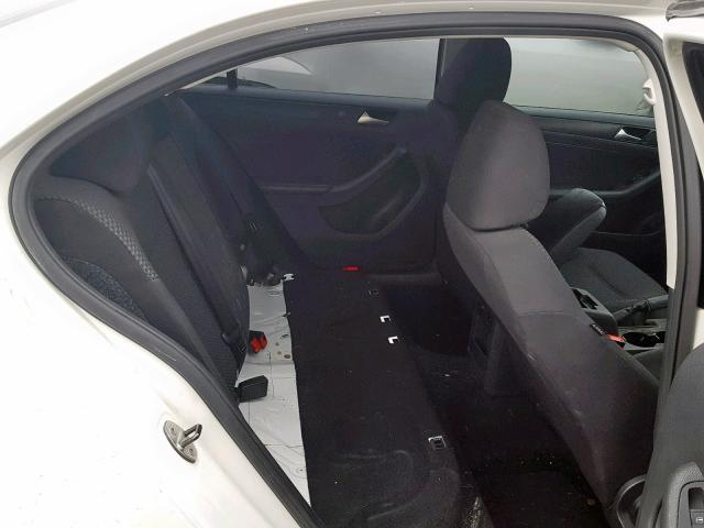 3VW2K7AJXEM356489 - 2014 VOLKSWAGEN JETTA BASE Սպիտակ լուսանկար 6