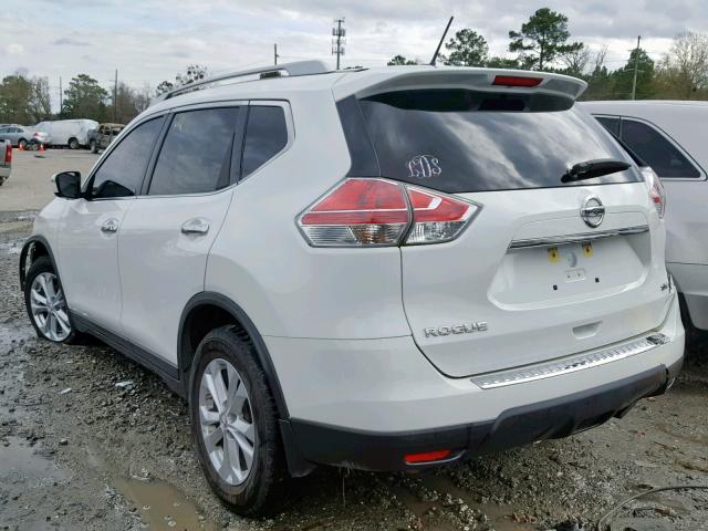 KNMAT2MT1GP603875 - 2016 NISSAN ROGUE S WHITE photo 3