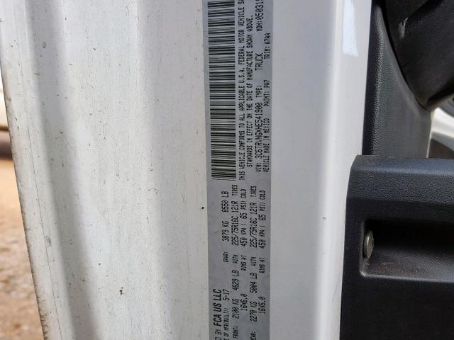 3C6TRVNGXHE541900 - 2017 RAM PROMASTER 白色 照片 10