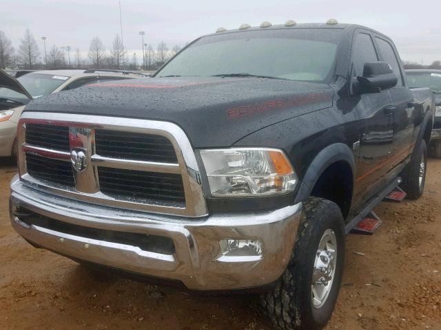 3D7TT2CTXAG139562 - 2010 DODGE RAM 2500 BLACK photo 2