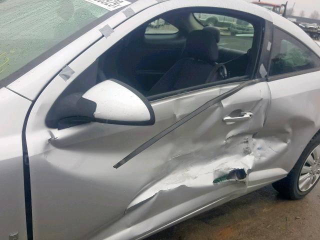 1G2AS18H997145075 - 2009 PONTIAC G5 SILVER photo 9