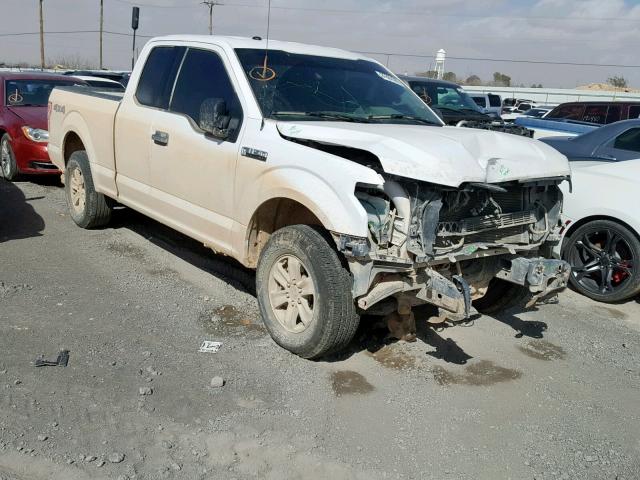 1FTEX1EBXJKE49631 - 2018 FORD F150 SUPER WHITE photo 1